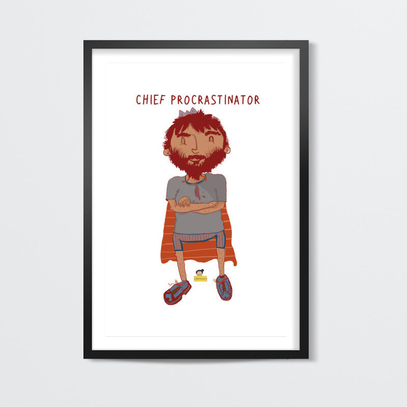 The Pro-crastinator Wall Art