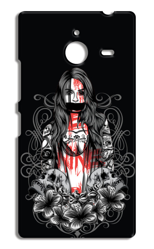 Girl With Tattoo Nokia Lumia 640 XL Cases