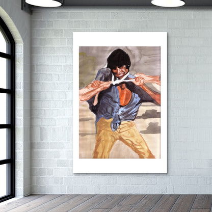 A true fighter never gives up Wall Art