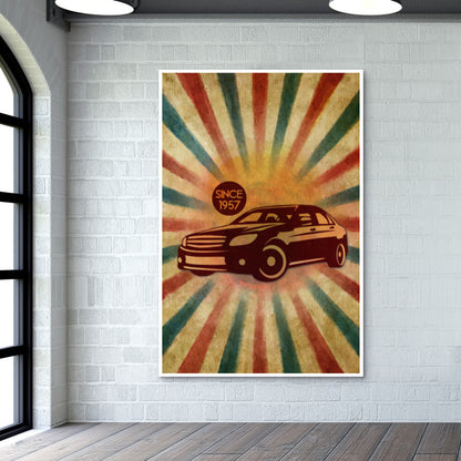 Vintage Car Wall Art