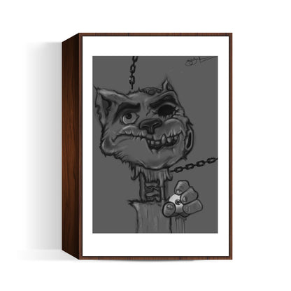 Zombie Cat Wall Art