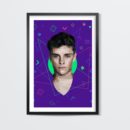 Martin Garrix Low Poly Wall Art