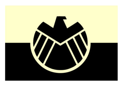 Agents of SHIELD marvel logo Wall Art