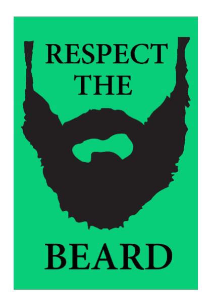 PosterGully Specials, BEARD Wall Art