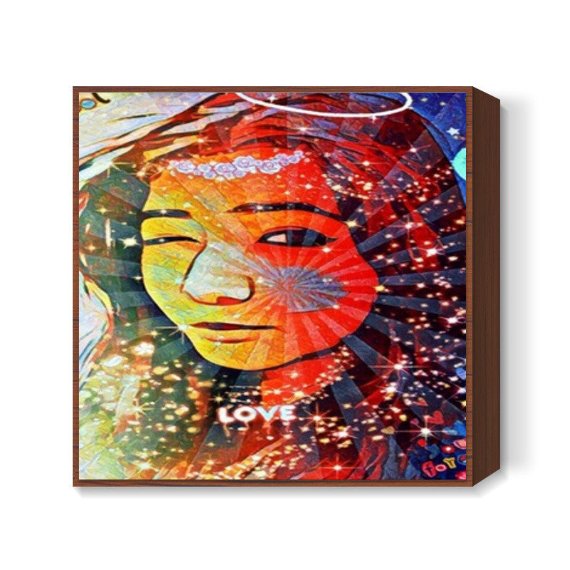 Quirky Goddess | Digi Pop Art | Square Art Prints
