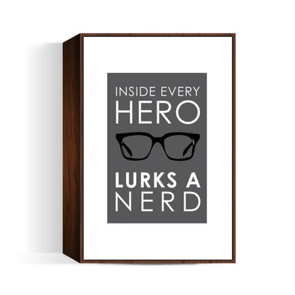 nerd : Akshay kashyap Wall Art