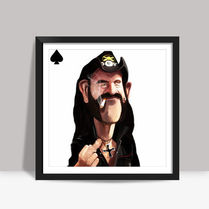 Motorhead | Lemmy Kilmister | Caricature Square Art Prints