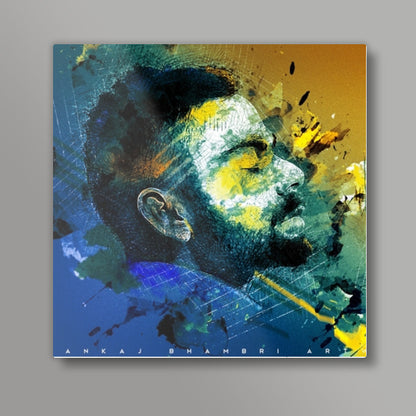 Virat Kohli  Artwork Square Art Prints