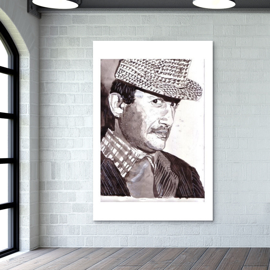 Superstar Dev Anand believed in befriending life and its various ups and downs Wall Art