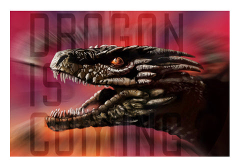 Dragon Is Coming | Game Of Thrones Wall Art