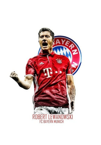 Robert Lewandowski - Bayern Munich Wall Art