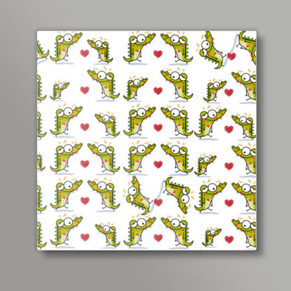 CROC LOVE! Square Art Prints