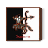 Sagittarius Zodiac Zenscrawl Square Art Prints