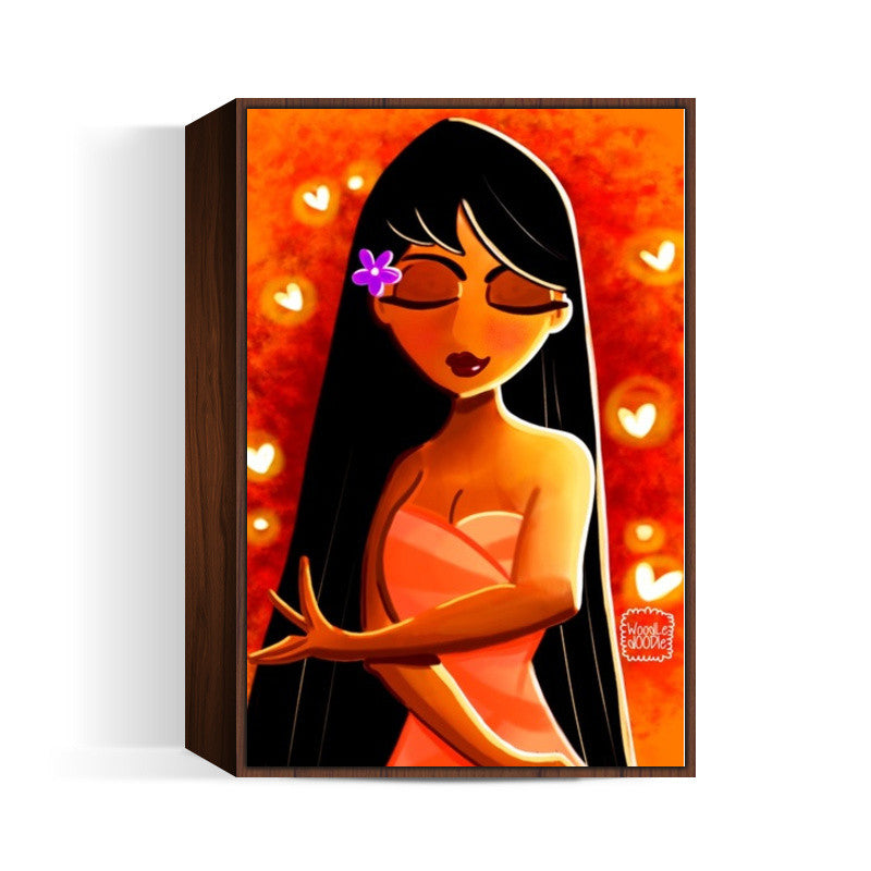 The Fiery Girl Wall Art