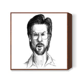 Shah Rukh Khan | Caricature Square Art Prints
