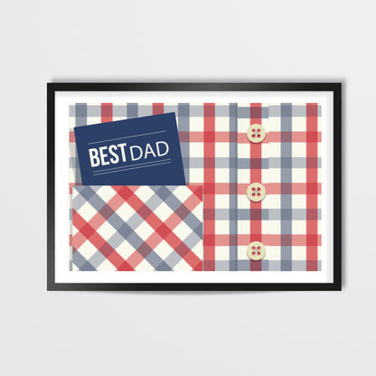 Best Dad : Fathers Day Wall Art