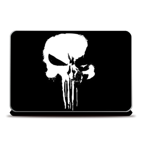 Punisher Skull War Paint Laptop Skins