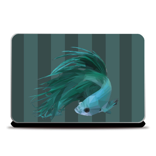 Blue Fish Laptop Skins