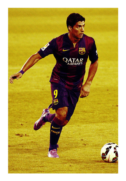 Luis Suárez | #Footballfan Wall Art