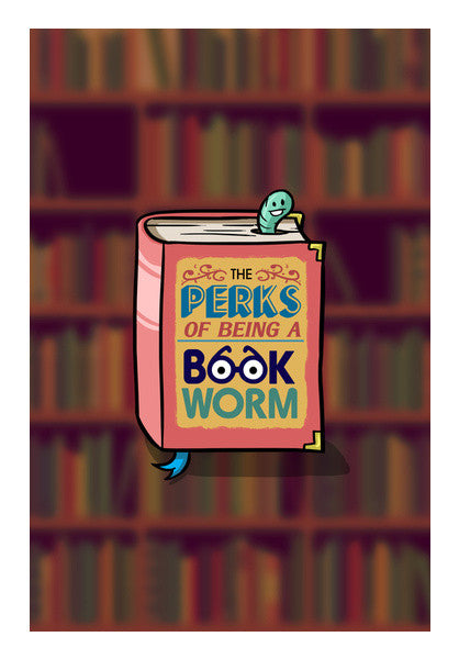 Bookworm Wall Art| Buy High-Quality Posters and Framed Posters Online ...