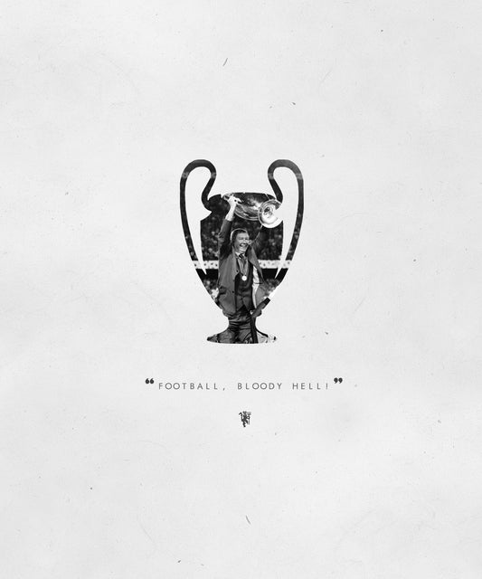 Wall Art, Sir Alex Ferguson | Manchester United Minimal Art, - PosterGully