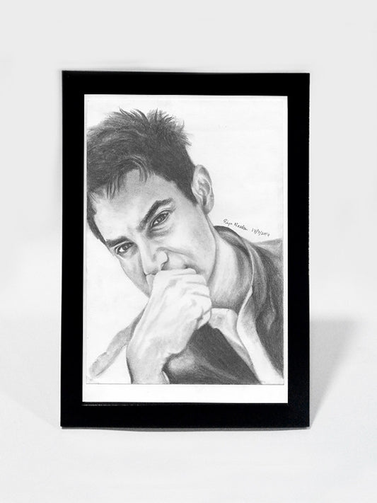 Framed Art, Aamir Khan Riya Naskar Artwork | Framed Art, - PosterGully