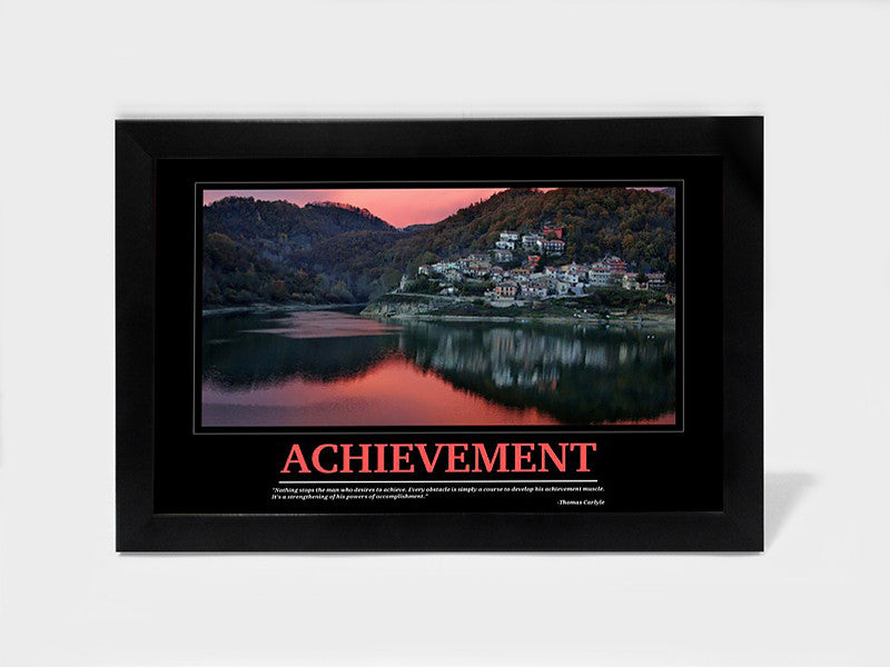 Achievement Motivational Framed Art Buy HighQuality Posters and