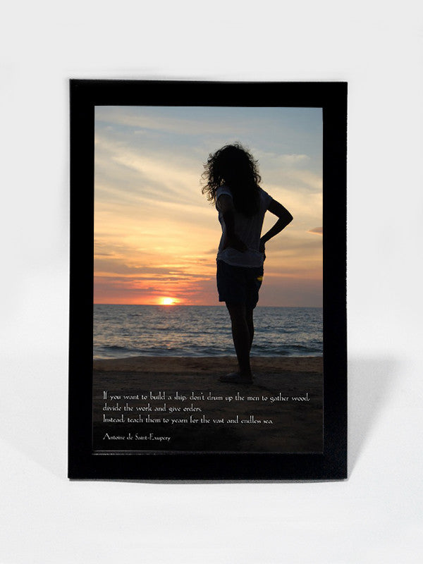 Framed Art, Aim For The Endless Sea | Framed Art, - PosterGully