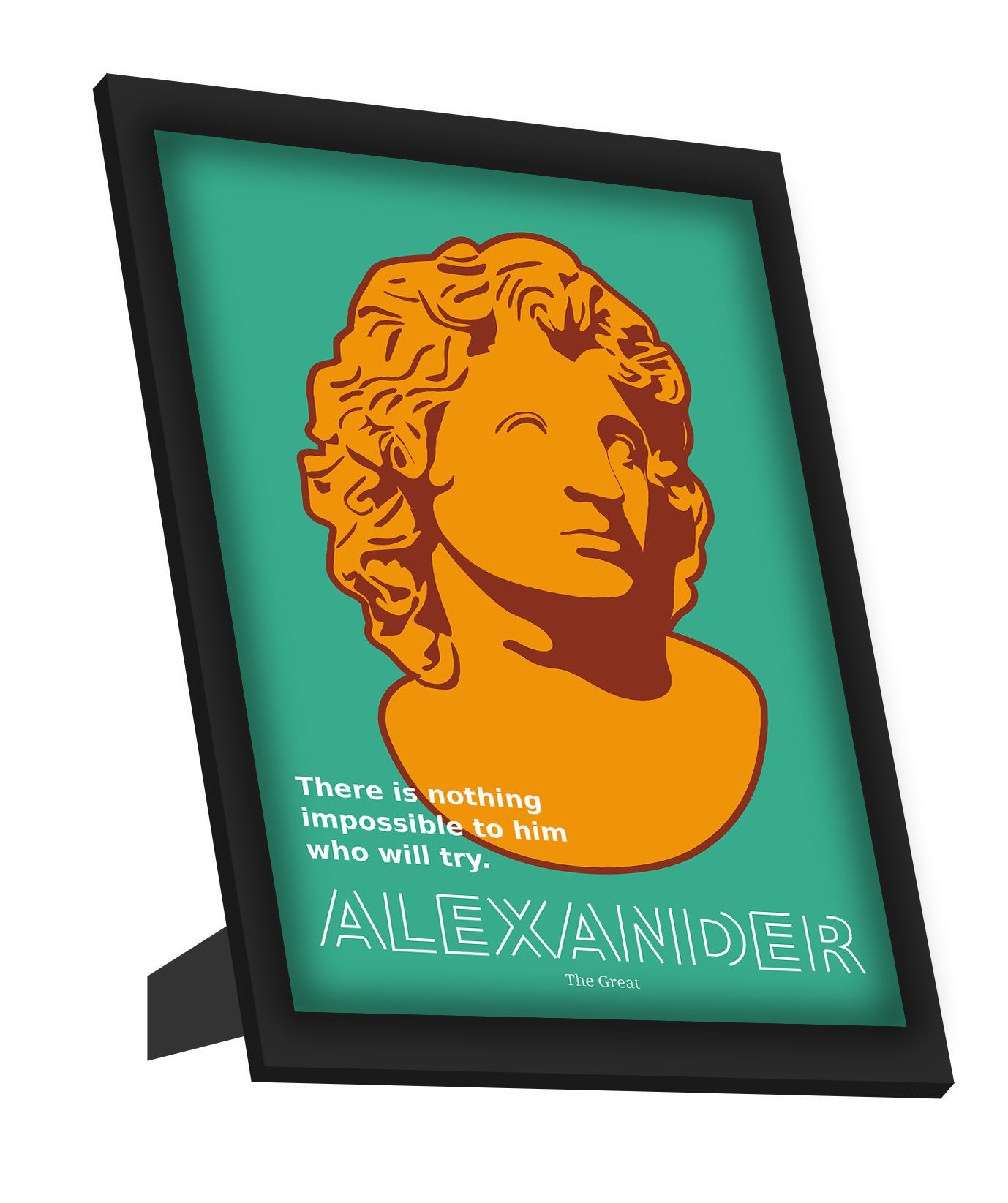 Framed Art, Alexander Quote Framed Art, - PosterGully