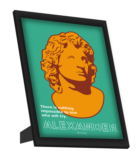 Framed Art, Alexander Quote Framed Art, - PosterGully