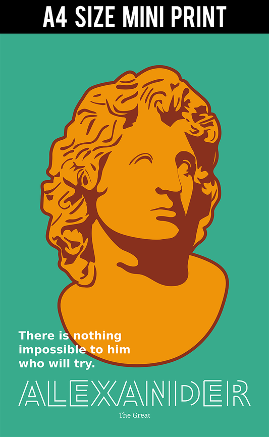 Mini Prints, Alexander Quote | Mini Print, - PosterGully