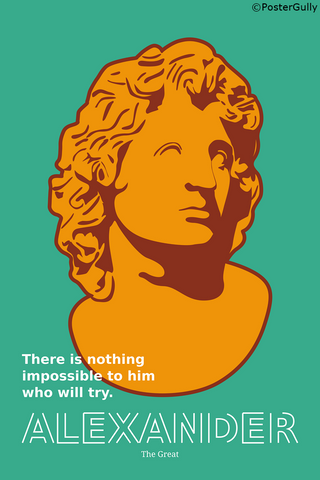 Wall Art, Alexander Quote, - PosterGully