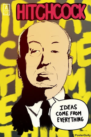 Wall Art, Alfred Hitchcock | Ideas | Comics, - PosterGully