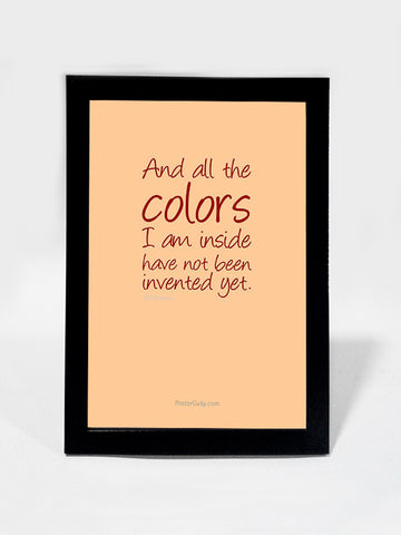 Framed Art, All The Colours | Framed Art, - PosterGully