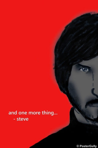 Wall Art, And One More Thing | Steve Jobs, - PosterGully