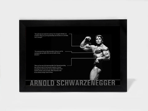 Framed Art, Arnold Quotes | Framed Art, - PosterGully