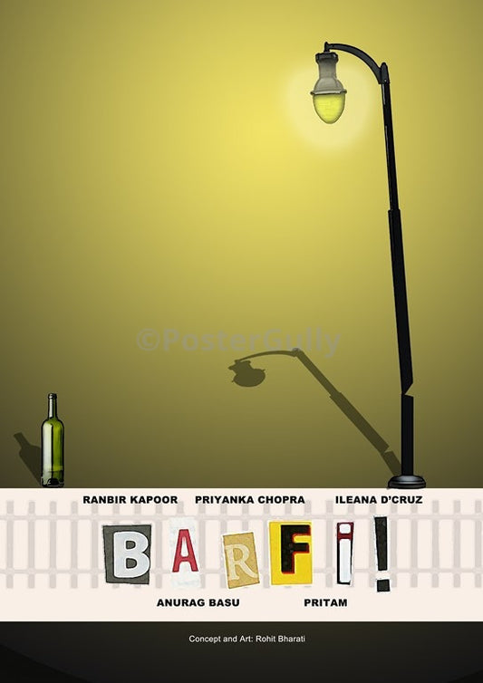 Wall Art, Barfi | Minimal Bollywood Art, - PosterGully