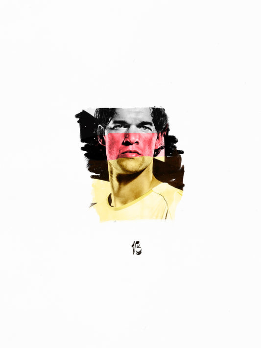 Wall Art, Michael Ballack Germany Minimal Art, - PosterGully