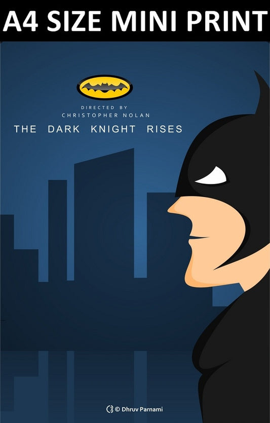 Mini Prints, Batman | Cartoon Art  | Mini Print, - PosterGully