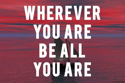 Wall Art, Be All You Are Motivational, - PosterGully