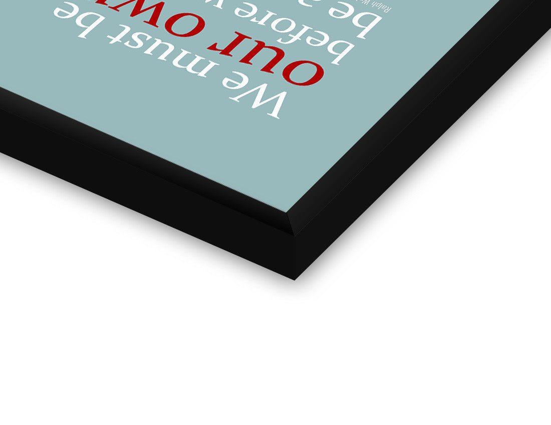 Glass Framed Posters, Be Your Own Glass Framed Poster, - PosterGully - 2