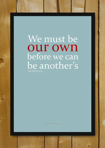 Glass Framed Posters, Be Your Own Glass Framed Poster, - PosterGully - 1