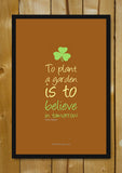 Glass Framed Posters, Believe In Tomorrow Glass Framed Poster, - PosterGully - 1
