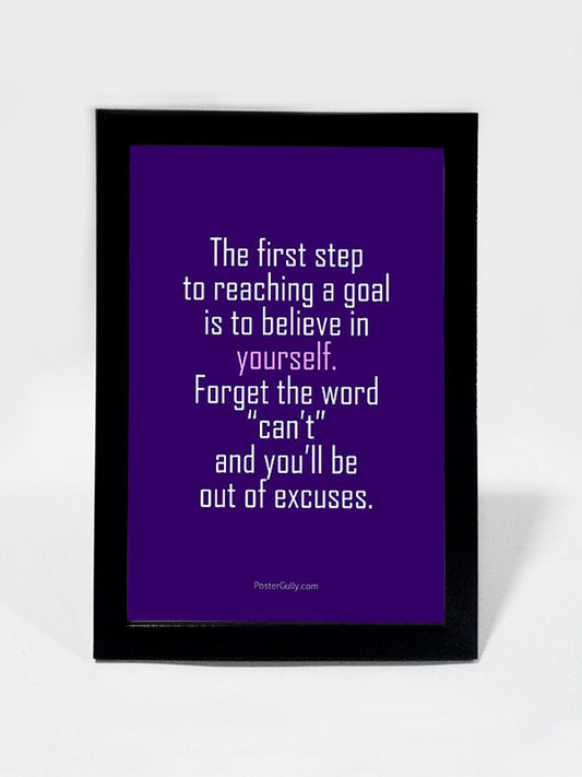 Framed Art, Believe In Yourself | Framed Art, - PosterGully