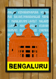 Glass Framed Posters, Bengaluru Pop Art Bangalore Glass Framed Poster, - PosterGully - 1