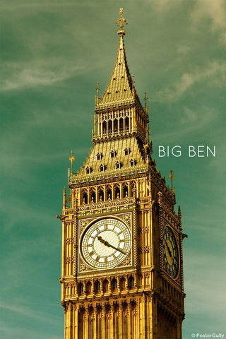 Wall Art, Big Ben Tower Sky | London, - PosterGully