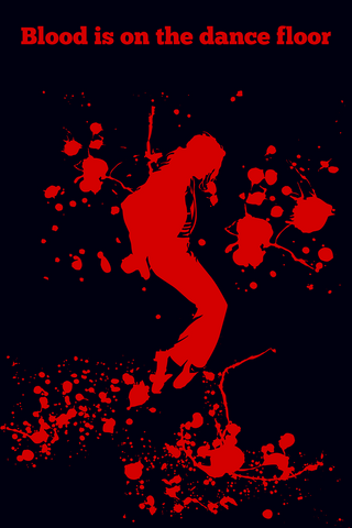 Wall Art, Blood Michael Jackson Dance MoonWalk, - PosterGully