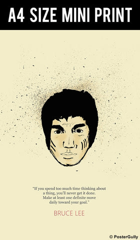 Mini Prints, Bruce Lee | Goal |  Poster | Mini Print, - PosterGully