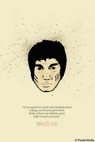 PosterGully Specials, Bruce Lee | Goal |  Poster, - PosterGully