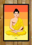 Glass Framed Posters, Buddha Trance Glass Framed Poster, - PosterGully - 1